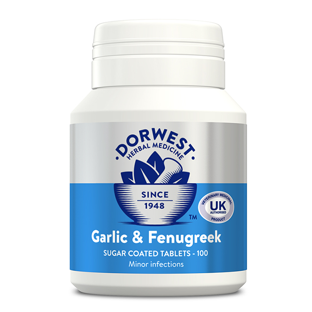 Dorwest Garlic &amp; Fenugreek Tablets For Dogs And Cats - Thumper’s Pet Supplies