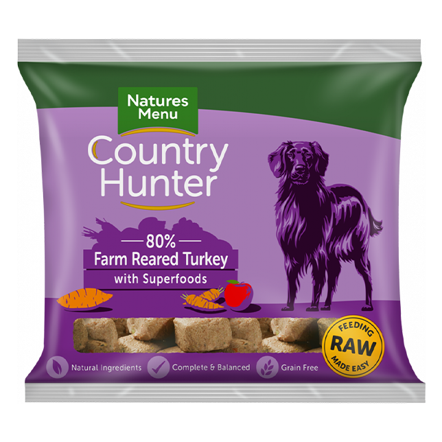 Country Hunter Raw Nuggets - Farm Reared Turkey with Superfoods - Thumper’s Pet Supplies
