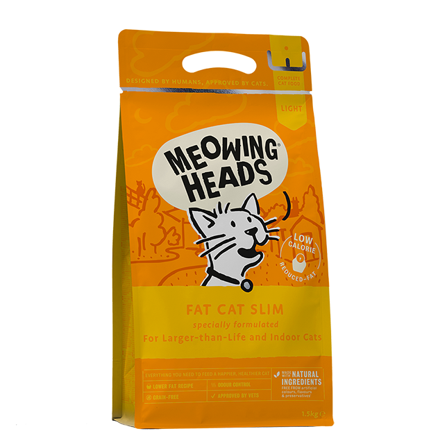Meowing Heads Fat Cat Slim - Light Dry Food - Thumper’s Pet Supplies