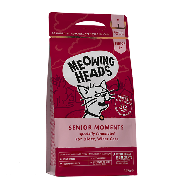 Meowing Heads Senior Moments - Dry Food - Thumper’s Pet Supplies