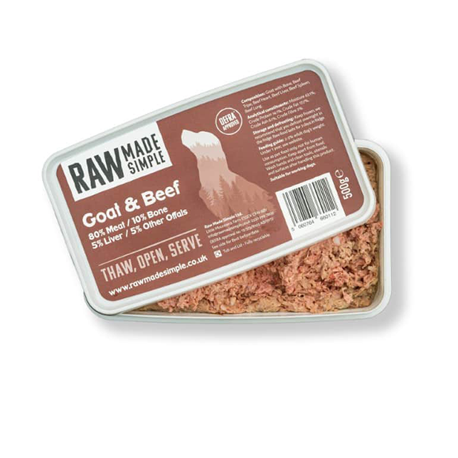 Raw Made Simple Goat &amp; Beef - 80/10/10