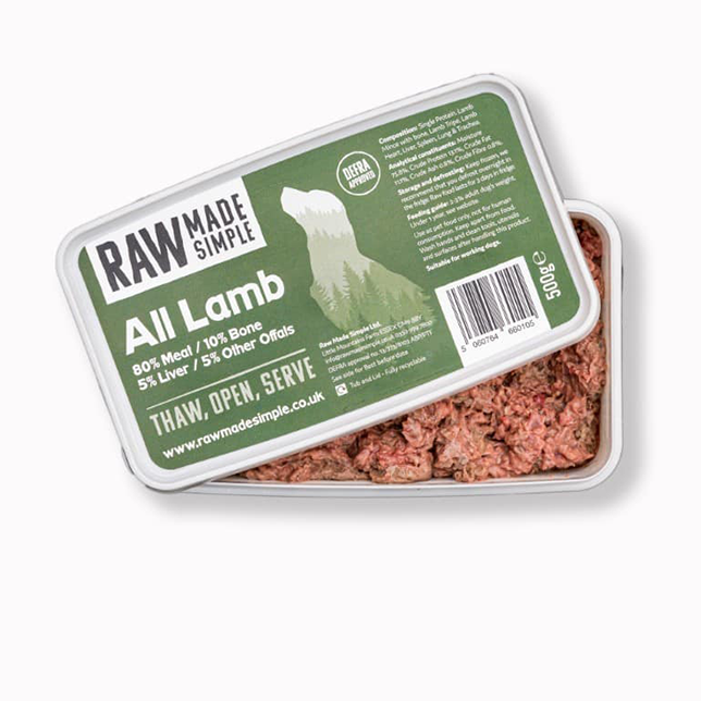 Raw Made Simple All Lamb - 80/10/10