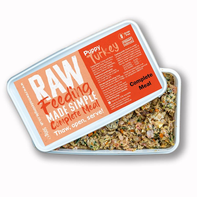 Raw Made Simple Puppy Turkey - Complete Meal