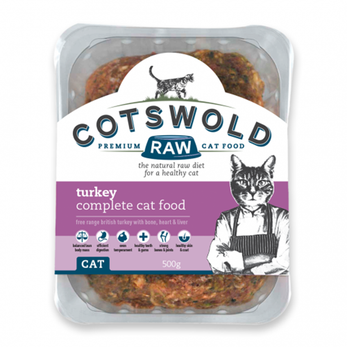 Cotswold RAW Cat Turkey Mince - Complete