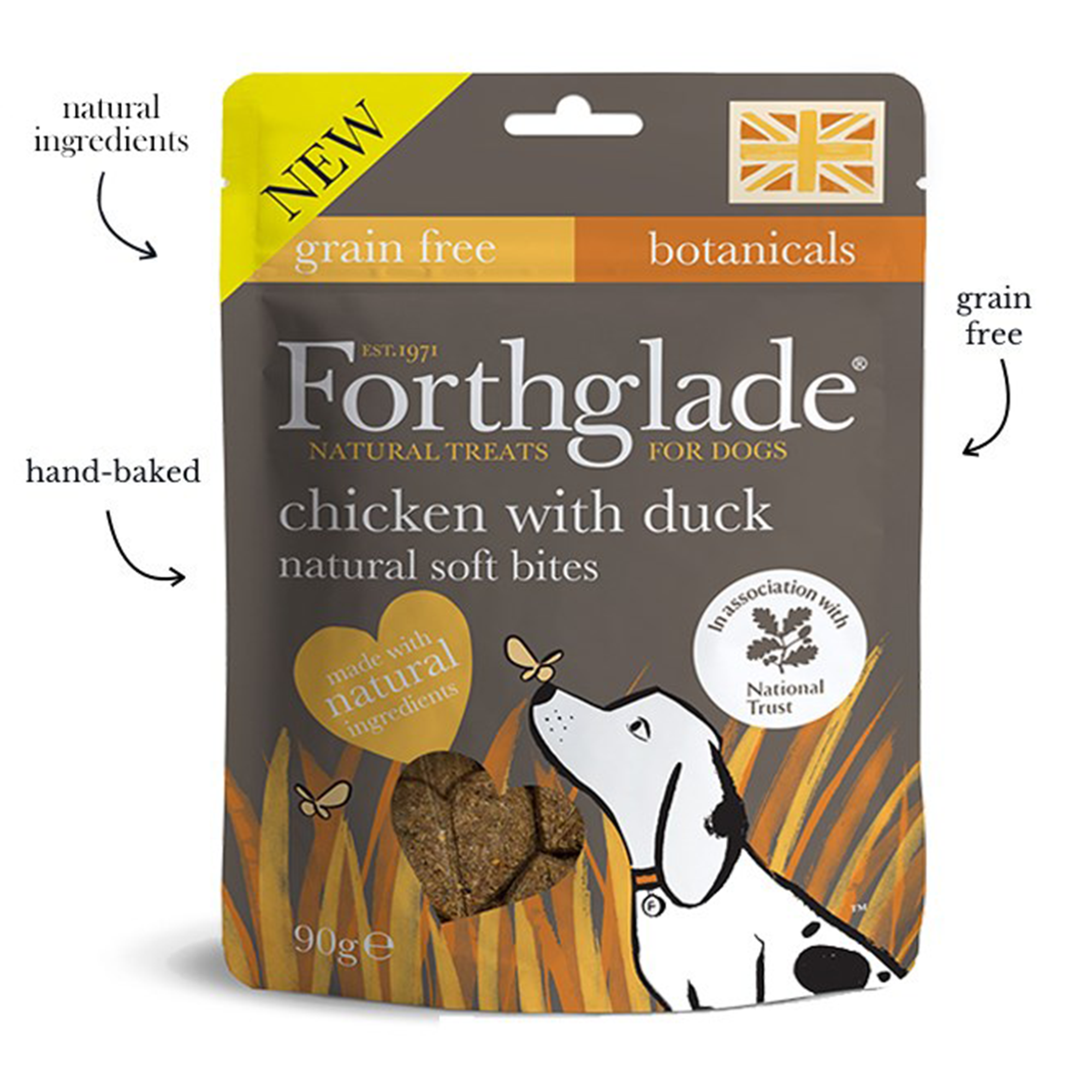 Forthglade Natural Soft Bite Treats Chicken with Duck - Thumper’s Pet Supplies