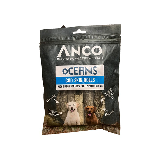 Anco Oceans Cod Skin Rolls - Thumper’s Pet Supplies