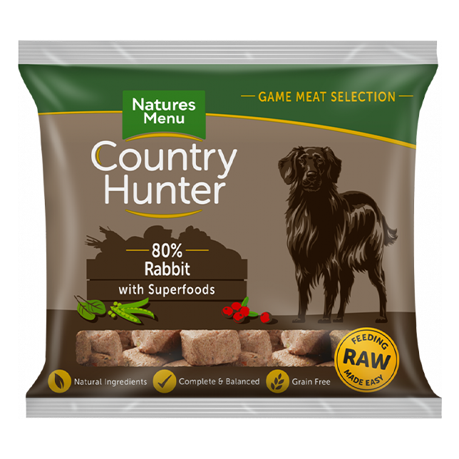 Country Hunter Raw Nuggets - Rabbit with Superfoods for Adult Dogs - Thumper’s Pet Supplies