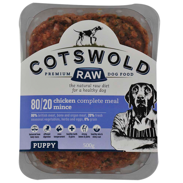 Cotswold RAW Puppy 80/20 Chicken Mince - Complete - Thumper’s Pet Supplies