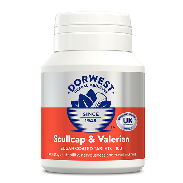 Dorwest Scullcap &amp; Valerian Tablets For Dogs And Cats - Thumper’s Pet Supplies