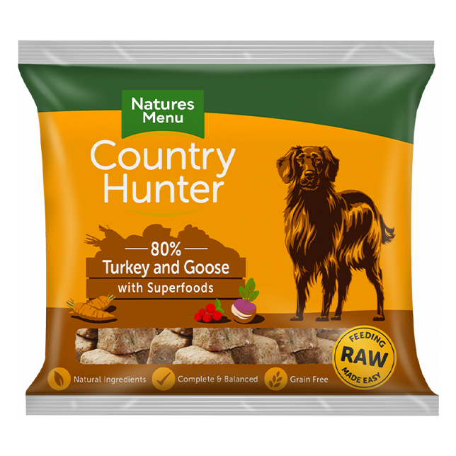 Country Hunter Raw Nuggets - Turkey &amp; Goose with Superfoods - Thumper’s Pet Supplies