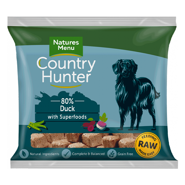 Country Hunter Raw Nuggets - Duck with Superfoods for Adult Dogs - Thumper’s Pet Supplies