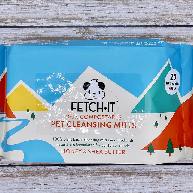 FETCH·IT 100% Compostable Plant Based Mitts (Wipes) - Thumper’s Pet Supplies