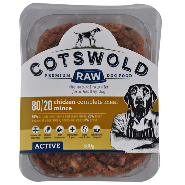 Cotswold RAW Active 80/20 Chicken Mince - Complete - Thumper’s Pet Supplies