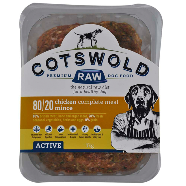 Cotswold RAW Active 80/20 Chicken Mince - Complete - Thumper’s Pet Supplies