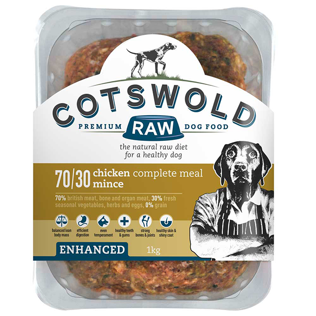 Cotswold RAW Enhanced 70/30 Chicken Mince - Complete - Thumper’s Pet Supplies