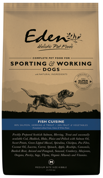 Eden Working Sporting Fish Cuisine for Dogs Thumper s Pet Supplies