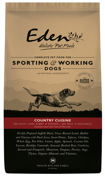Eden Working &amp; Sporting Country Cuisine for Dogs - Thumper’s Pet Supplies