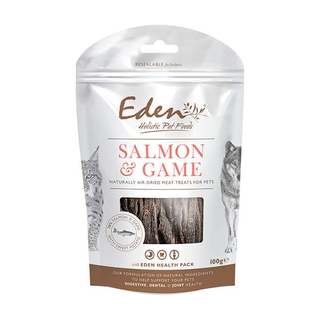 Eden Salmon &amp; Mixed Game Treats for Cats &amp; Dogs - Thumper’s Pet Supplies