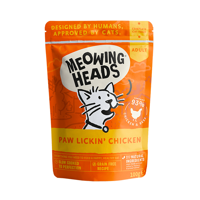 Meowing Heads Paw Lickin’ Chicken - Wet Food - Thumper’s Pet Supplies