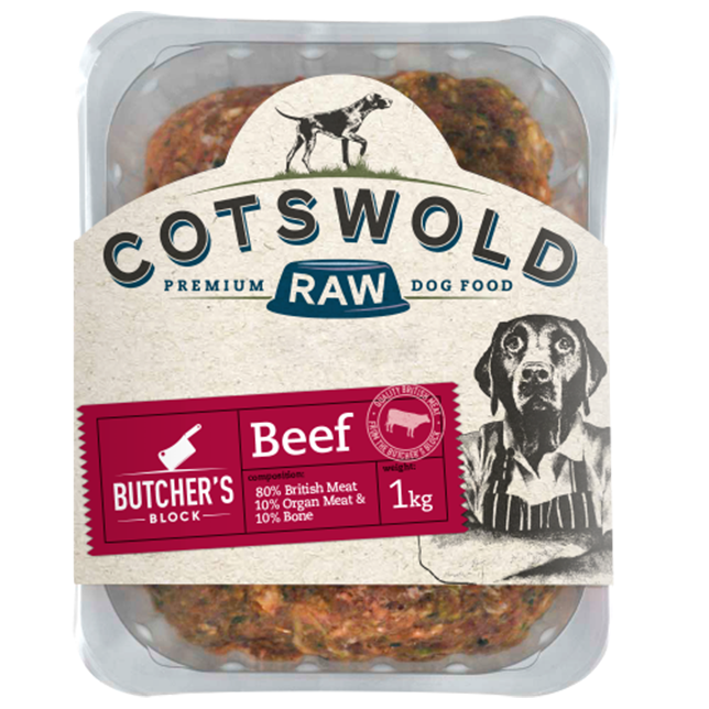 Cotswold RAW Butcher&#39;s Block Beef - 80/10/10