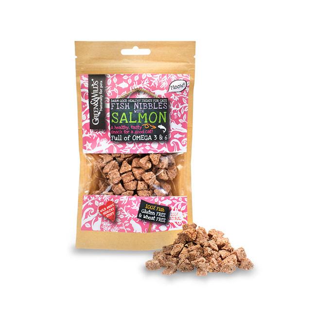 Green &amp; Wild&#39;s Fish Nibbles with Salmon - Thumper’s Pet Supplies
