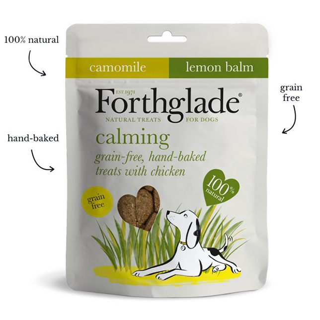 Forthglade Calming Grain Free, Hand Baked Treats with Chicken, Camomile & Lemon Balm - Thumper’s Pet Supplies