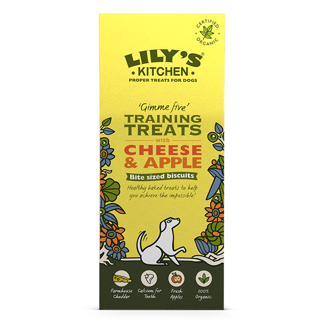 Lily’s Kitchen Training Treats with Cheese &amp; Apple - Thumper’s Pet Supplies