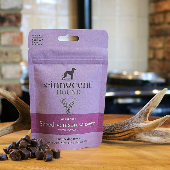 The Innocent Hound Sliced Venison Sausages with Potato - Thumper’s Pet Supplies