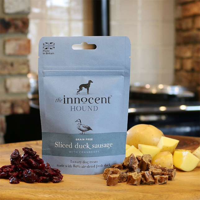The Innocent Hound Sliced Duck Sausages with Cranberry - Thumper’s Pet Supplies